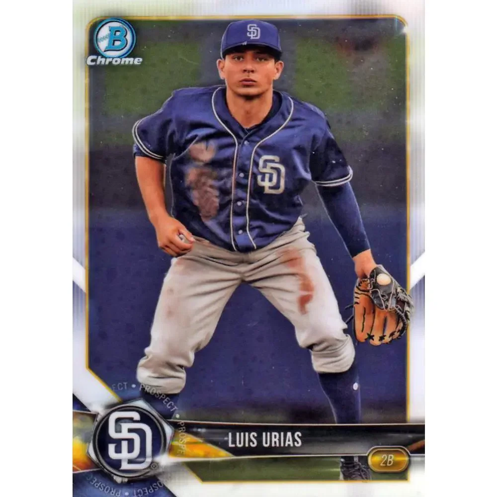 2018 Bowman Chrome Prospects Luis Urias BCP57 San Diego Padres